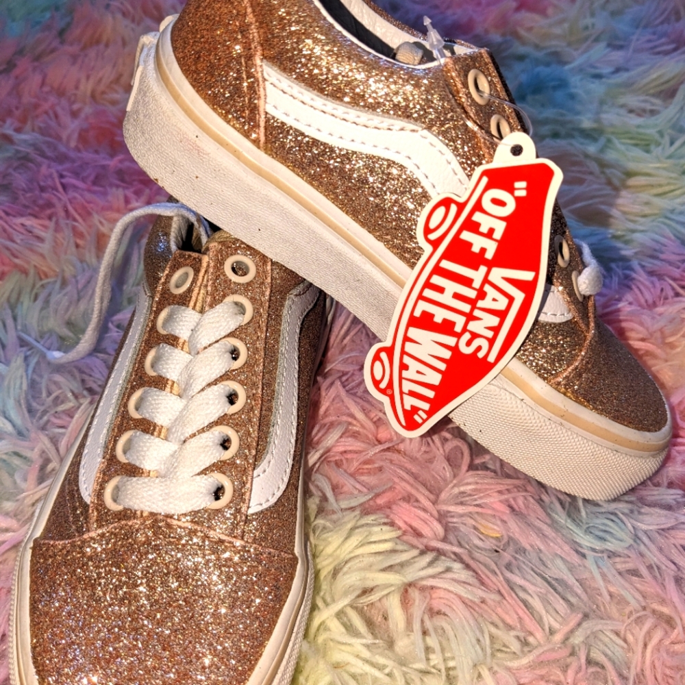Vans glitter sparkle sneakers